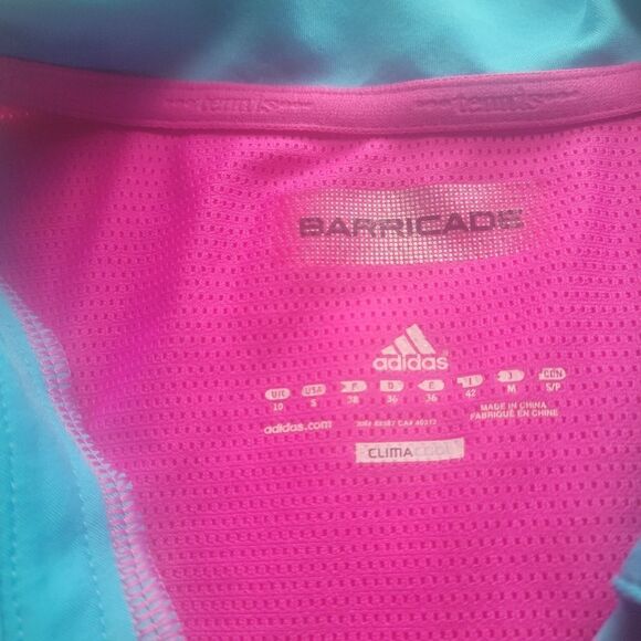 Women's Addias Barricade Tennis Polo Sz S - Picture 3 of 10